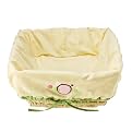 Bananafish Bubblegum Wicker Basket with Liner