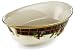 Lenox Holiday Tartan Gold Banded Ivory China Open Vegetable Bowl
