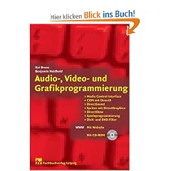 Audio-, Video- und Grafikprogrammierung: Media Control Interface, COM mit DirectX, DirectSound, Sprites mit DirectGraphics, DirectShow, Spieleprogrammierung, DirX- und DVD-Filter