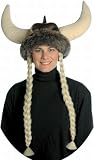 Viking Fur Hat with Braids