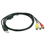 3 RCA to USB Cable