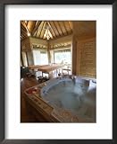 Spa, Pearl Beach Resort, Bora-Bora, Leeward Group, Society Islands, French Polynesia Framed Art Poster Print by Sergio Pitamitz, 18x22