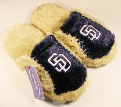 San Diego Padres Embroidered Team Logo Ball Slippers M