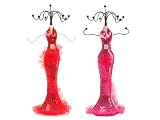 Fancy Dress Necklace Hanger Jewelry Doll