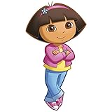 RoomMates RMK1400GM Dora the Explorer Peel & Stick Giant Wall Decal