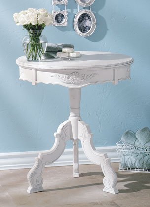 Romantic Rococo Accent Table