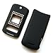 Motorola KRZR K1M Diamond Rubberized Protector Hard Case Leather Paint Snap On Cover Black
