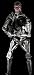 Reel Toys 18 Inch Light-Up Eyes Poseable Action Figure Terminator 2 T-800 Endoskeleton