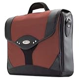 Mobile Edge Select Briefcase - Laptop Notebook Computer Carrying Case - Red - Model MEBCS7