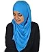 Hijab-ista Women's Solid Jersey Hijab 165 x 53 cm