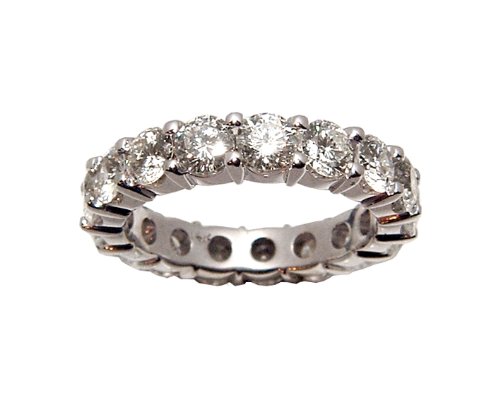 4.00 CT ROUND DIAMOND ETERNITY WEDDING BAND