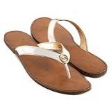 Coach Deney White thongs