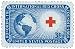 #1016 - 1952 3c International Red Cross Postage Stamp Numbered Plate Block (4)