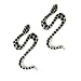 Black Faux Onyx Snake Earrings