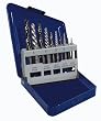Irwin Industrial Tool 11119 Extractor and Left Handed Cobalt Drill Set 10 PC