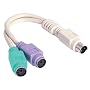 StarTech.com 6 in. IBM PS/2 Keyboard/Mouse Y-Splitter Cable