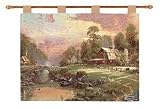 Review   / Thomas Kinkade Sunset At River Bend Wall Art Haging Tapestry