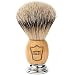 100% Silvertip Badger Bristle Shaving Brush (Deluxe Olivewood Handle) and Brush Stand from Parker Safety Razor
