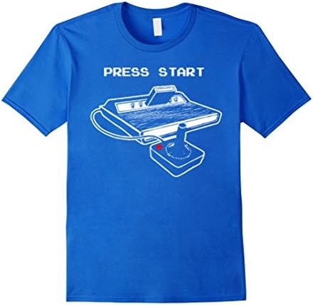 Men's Retro Vintage Classic T-Shirt  Medium Royal Blue