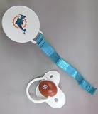 NFL Kids Miami Dolphins newborn pacifier with holder