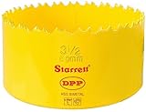 Starrett DH0312 Bi-Metal Dual Pitch Professional Hole Saw, HSS Teeth, 3-1/2 Diameter, 1-5/8 Cutting 
