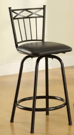 24 Black Metal Bar Stool by Coaster