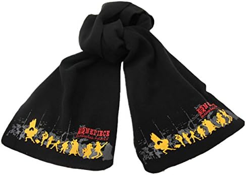 Happy Bag One Piece Animation Warm Winter Snow Pile Scarf (Black)