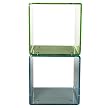 Techno Brights Acrylic CD Cubes- Blue/ Green