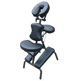 Portable Folding Massage Chair Black - With Carry Bag - Ideal For A Mobile Massage Therapy / Tattoo