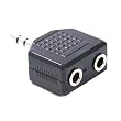 HDE TM 2 x 3.5mm (AUX) Female to 1 x 3.5mm (AUX) Male Jack Splitter