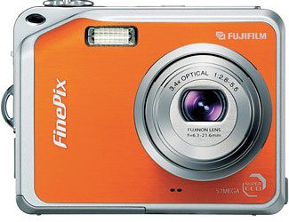 FUJIFILM デジタルカメラ FinePix V10 オレンジ