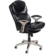 Serta Back in Motion Health and Wellness Mid-Back Office Chair Black