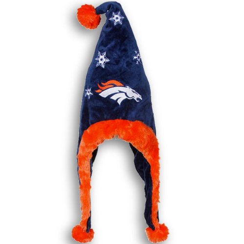 NFL Denver Broncos Thematic Santa Hat