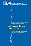 Language, culture and the law : the formulation of legal concepts across systems and cultures