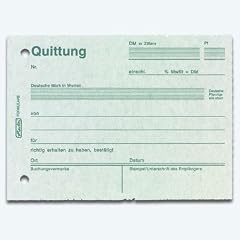 Herlitz Formularbuch Quittungsblock A6 VE=50 Blatt