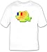 T-shirt with international, Romania, Bucharest
