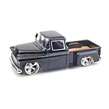 1955 Chevy Stepside Pickup Truck 1 24 - Black by Collectable Diecast