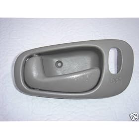 1998 1999 2000 2001 2002 Geo Prizm Power Lock GRAY LH Drivers Side Inside Door Handle for Left Hand Driver Interior Handle 98 99 00 01 02 for Power Locks and Manual Windows ONLY