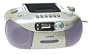 Casio CD312SBWE CD-Cassette Boombox with AM/FM Radio (White)