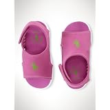ポロ ラルフローレン kids 【 POLO RALPH LAUREN】 子供靴　サンダルシューズ ピンク×グリーン (6(12cm))