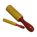 Single Bell Wooden Agogo Color W/ Mallet