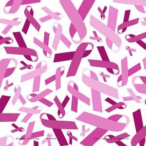 ZANheadgear-White-100-Percentage-Cotton-Breast-Cancer-Pink-Ribbon-Bandanna