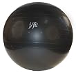 J Fit 85cm Stability Exercise Ball with Pump (Black)