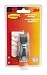 3M Command MR02-BC Modern Reflection Medium Metal Hook, Bright Chrome