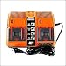 Ridgid 140276002 Battery Charger with Twin Charging Stations for All Ridgid Batteries 9.6 Volt thru 18 Volt