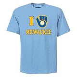 Milwaukee Brewers Team Love T-Shirt by Majestic Select