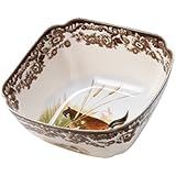 Spode Woodland Quail and Lapwing Square Bowl