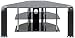 Electronics : Centurion GT12 Black Corner Contemporary Design Flat Screen 26"-50" Glass Stand