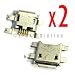 ePartSolution-2 X Posh Memo S580A USB Charger Charging Port Dock Connector USB Port Socket Replacement Part USA Seller