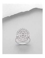 CZ Ring In 92.5 Sterling Silver
